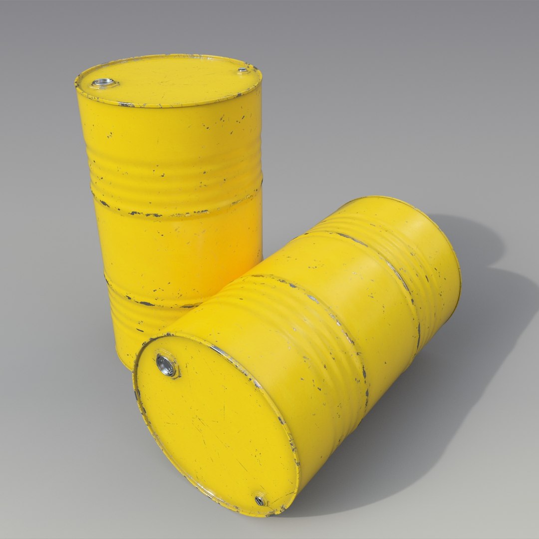 Oil barrel 3D model - TurboSquid 1328906