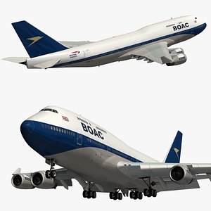 boeing 747 british airways model