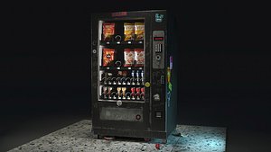 3D model vending machine