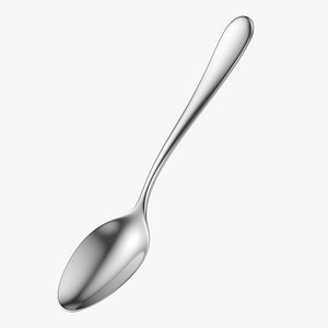 Dessert Spoon Generic Cutlery 3D