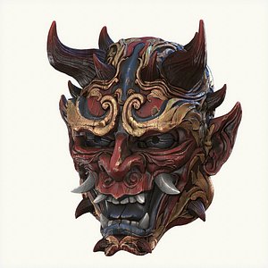 Japanese Oni Mask