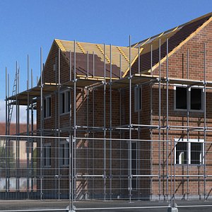 Residential House Under Construction