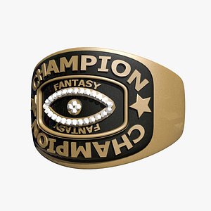 3d champion ring model