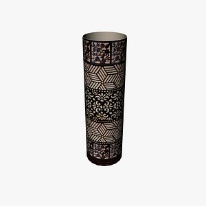 3D CYLINDRICAL LAMP