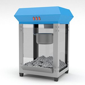 popcorn machine 3D model