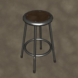 3d lab stool zipped