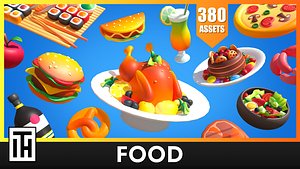 3D Casual Food model