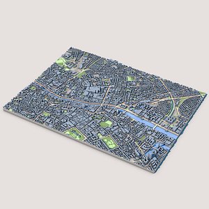 3D model Dublin City Ireland