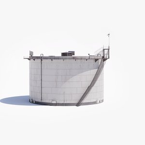3D Oil Tank Refinery