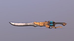 spswordlow2Stylized Dirty Sword 3D model