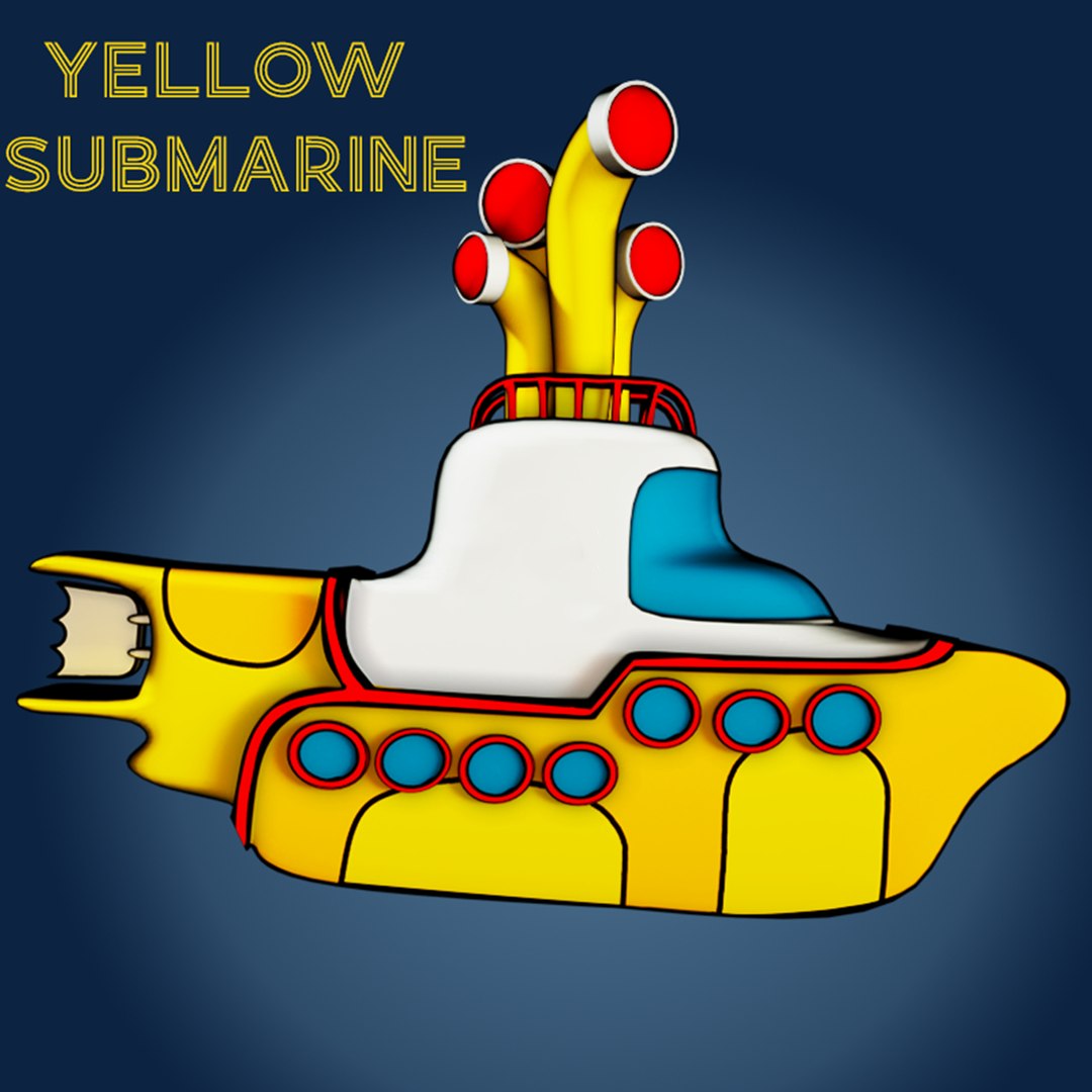 3D Yellow submarine cartoon model https://p.turbosquid.com/ts-thumb/jF/tirOh5/2L/portada/png/1741620717/1920x1080/fit_q87/1d9b76e3c34ff37f59dac39a80ea3eb19ddb11d5/portada.jpg
