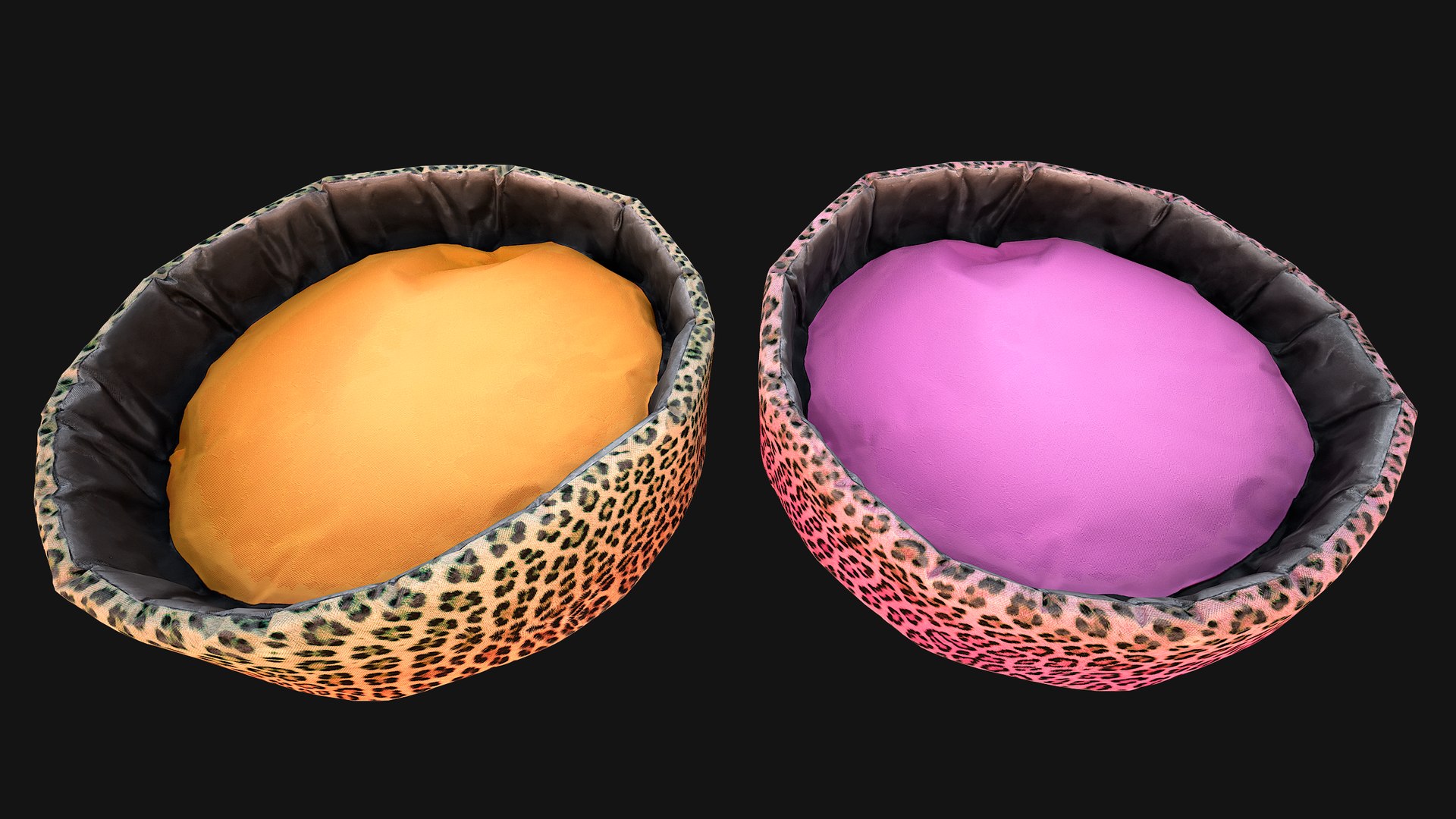 3D Pet Bed for Cat and Dog with Leopard Print https://p.turbosquid.com/ts-thumb/jF/uRqkif/Wr/dogbed2modelleopardimg9/png/1746092894/1920x1080/fit_q87/aad90ffc38e26e398cd4cb8d2ff259cd53060061/dogbed2modelleopardimg9.jpg