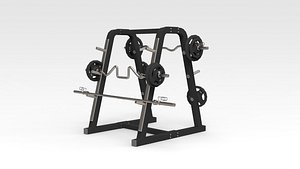 Barbell Stand 3D model