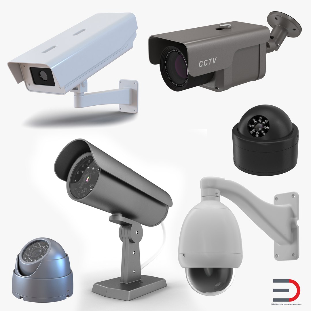 CCTV Cameras Collection 2 3D model preview