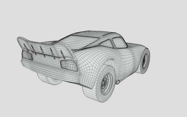 modelo 3d Rayo McQueen - TurboSquid 2100121