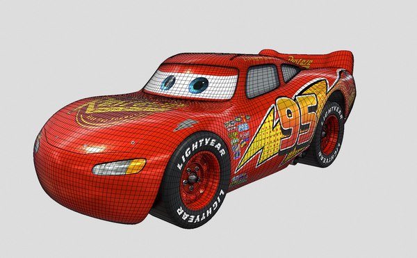 modelo 3d Rayo McQueen - TurboSquid 2100121