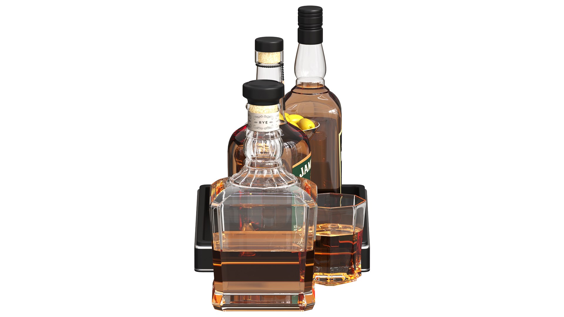 Jack Daniels Jameson Kentucky Boat 3D TurboSquid 2294327