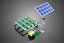 SOLARPANEL-STROMVERSORGUNG SMART IOT PH-NÄHRSTOFFKONTROLLE HYDROPONISCHE PFLANZE