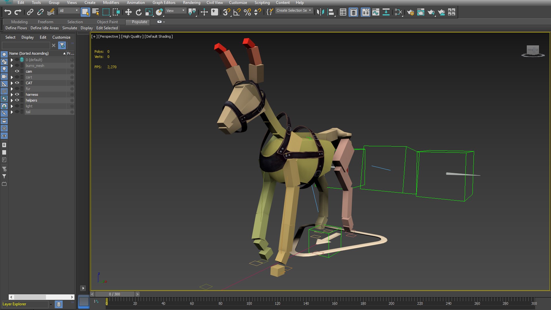3D donkey rigged fur - TurboSquid 1251816
