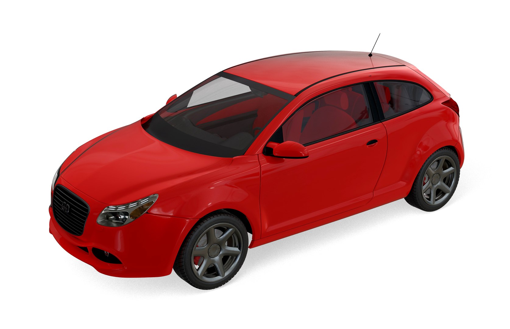 3D Hot Hatch Car Model - TurboSquid 2223897
