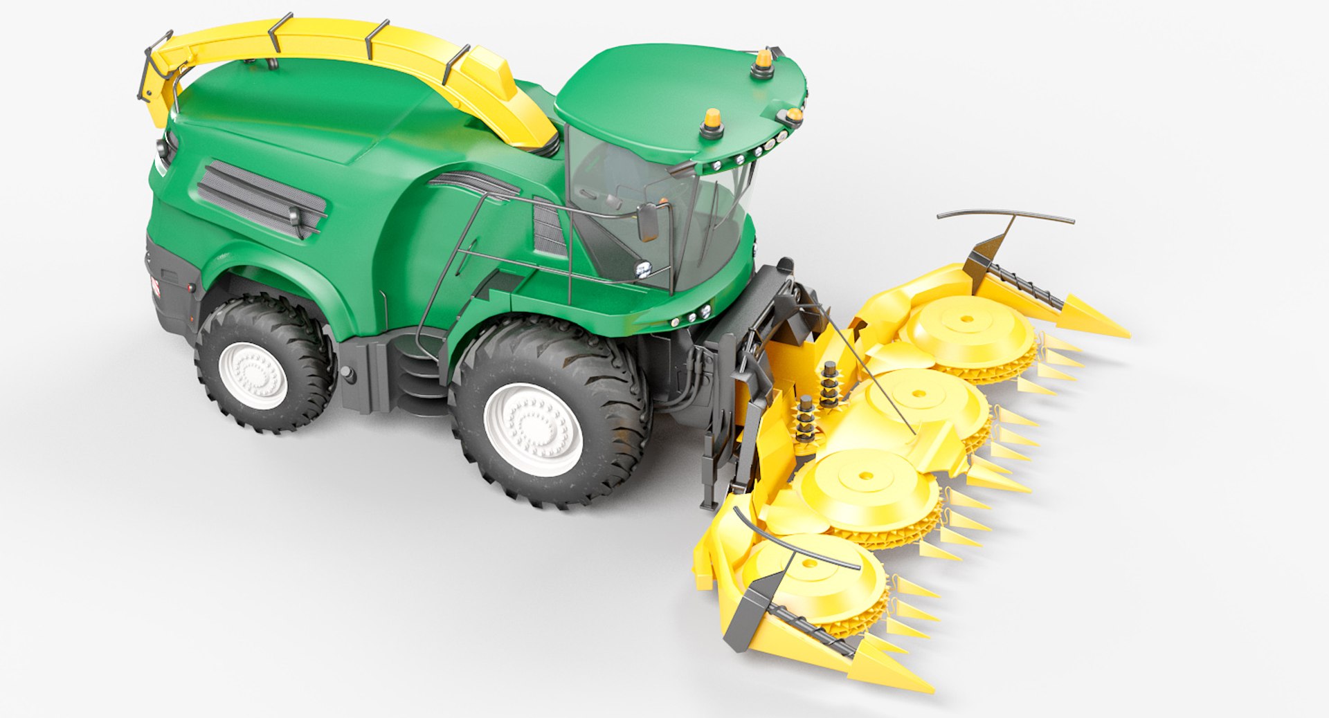 Forage harvester 3D model - TurboSquid 1351474