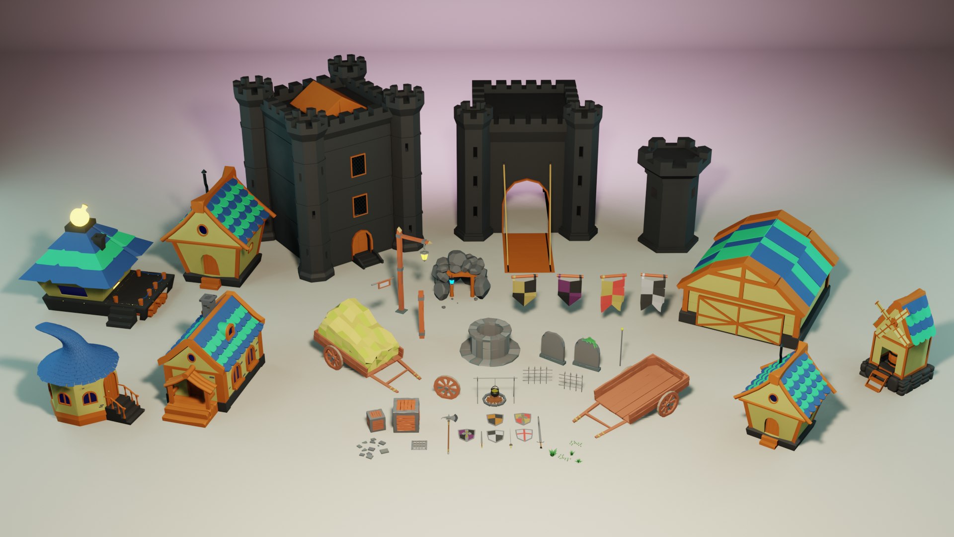 3D Hyper-casual village model https://p.turbosquid.com/ts-thumb/jG/AmC8OJ/bs/villege/png/1666883687/1920x1080/fit_q87/0bbf71f0d3d8e4acc3db5e976447ed9772259d34/villege.jpg