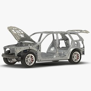 suv frame chassis 3 3D model