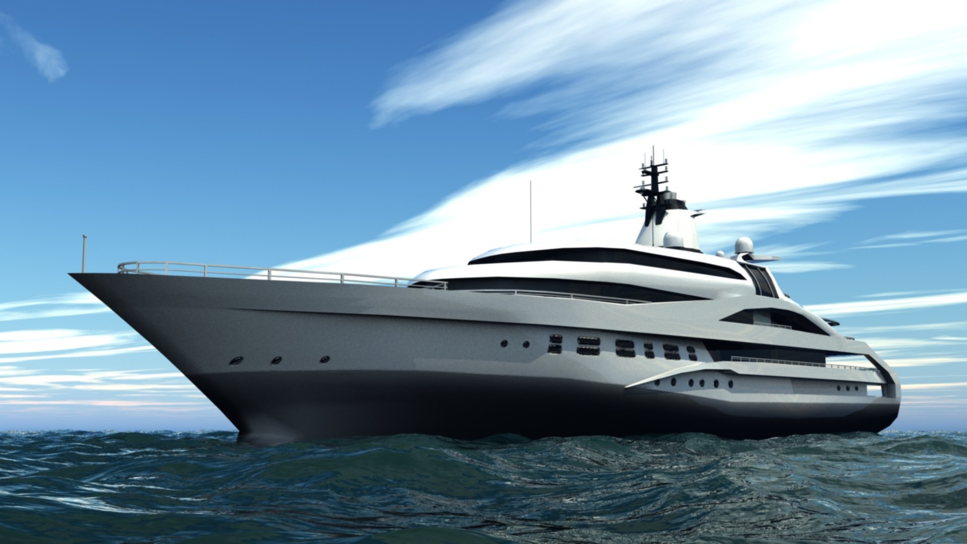 3d Model Palladium Yacht