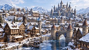 Modular Medieval Town Buildings Pack 88 Houses Castles