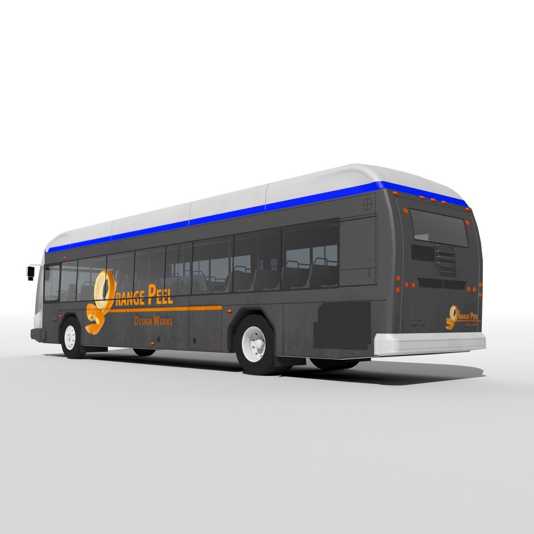 3d Model Gillig Bus