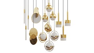 Collection of chandeliers Lampatron;Matthew Mccormick;Lee Broom 2