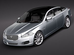 3d model xj 2011 sedan luxury