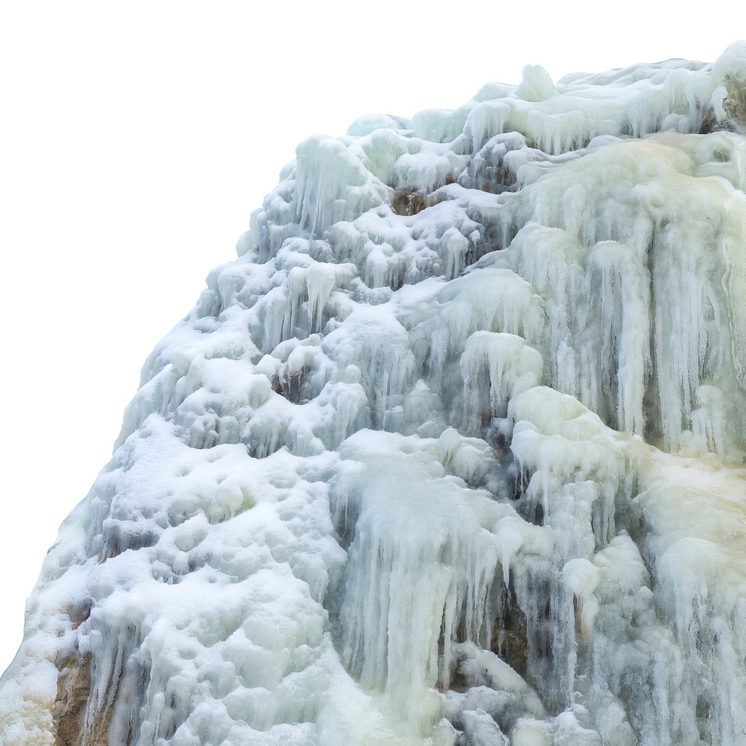 3d Icefall Phenomenon Nature Model