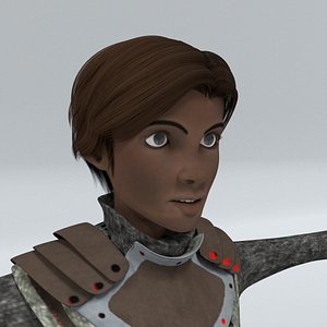 3D laos Fantasy Teen model