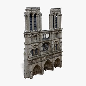 Cathedral Notre-Dame Façade - Photogrammetry