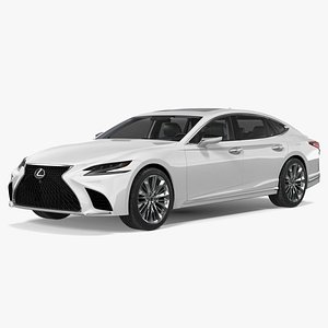 3D lexus ls 500 2018 model