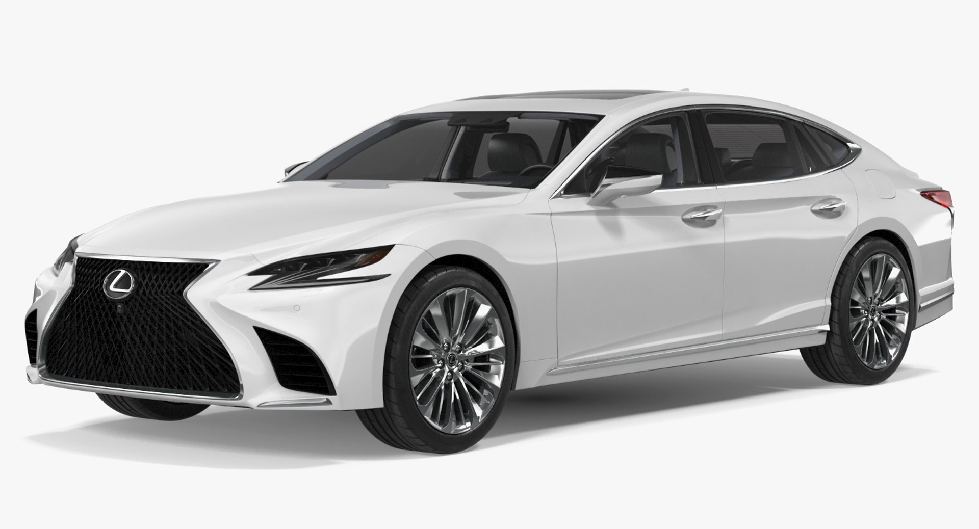Lexus LS 500 2018 3D model preview