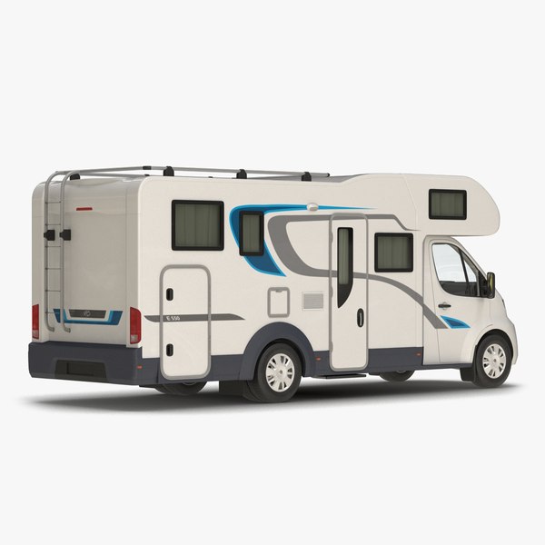 tag axle motorhome rigged 3d max