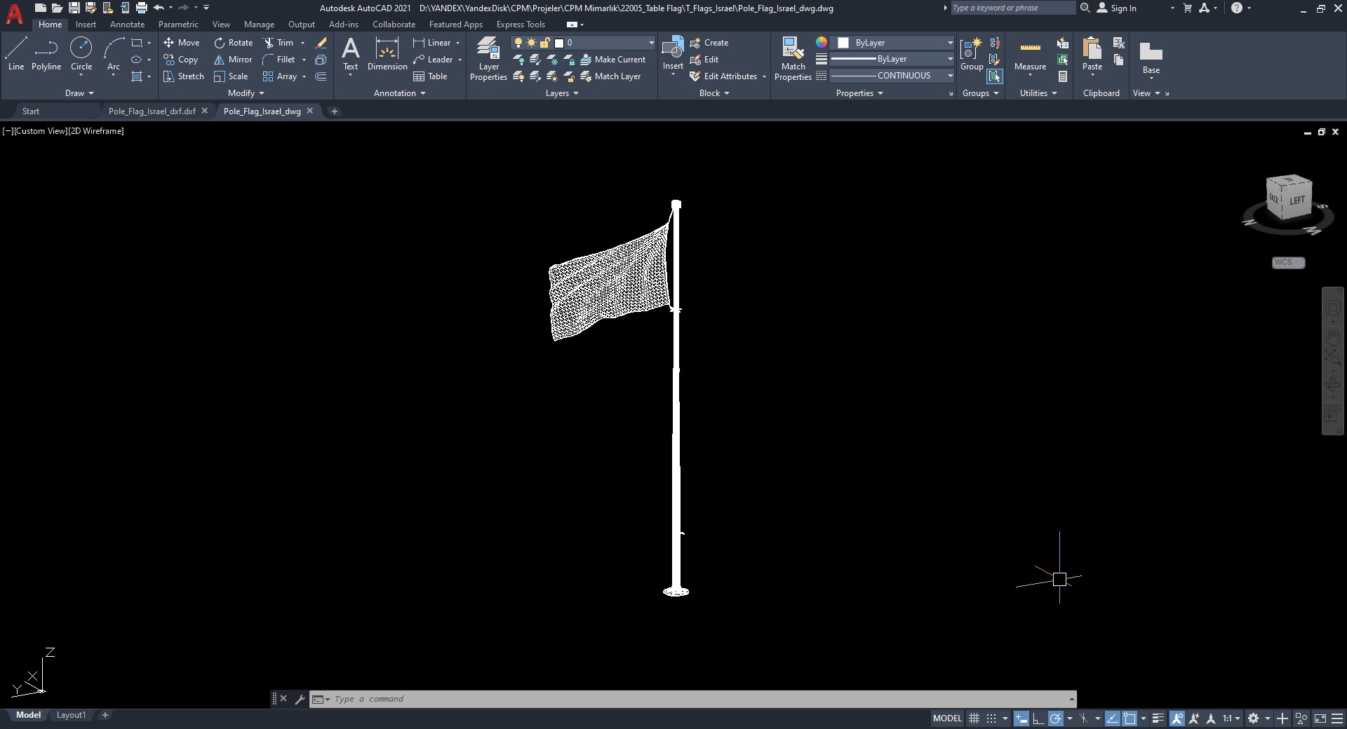 3D Pole Flag Israel - TurboSquid 2097877