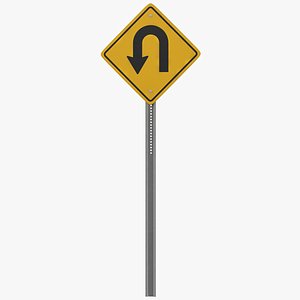 3D Traffic Sign 25