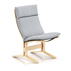 3d wooden lounge chair
