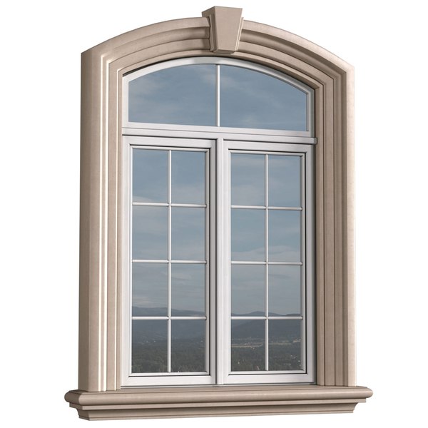 modelo 3d Arc Classical frame Window - TurboSquid 2004778