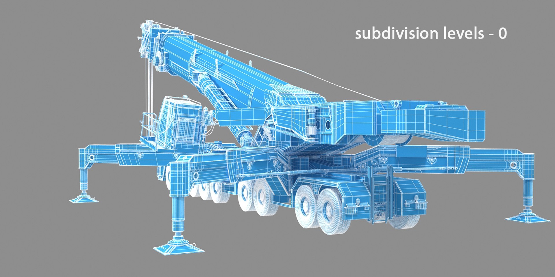 3d Liebherr Crane Rig Model