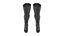 Black Leather Long Knee High Heel Boots
