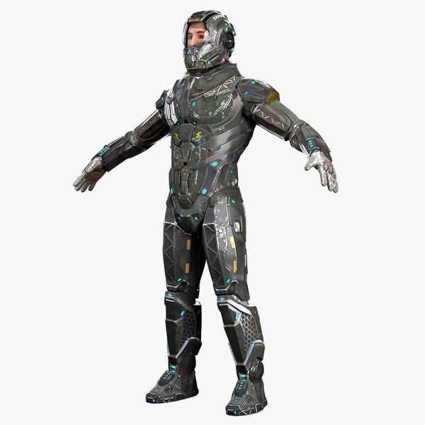 nano armor 3d model