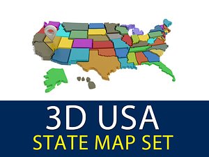 3d usa state