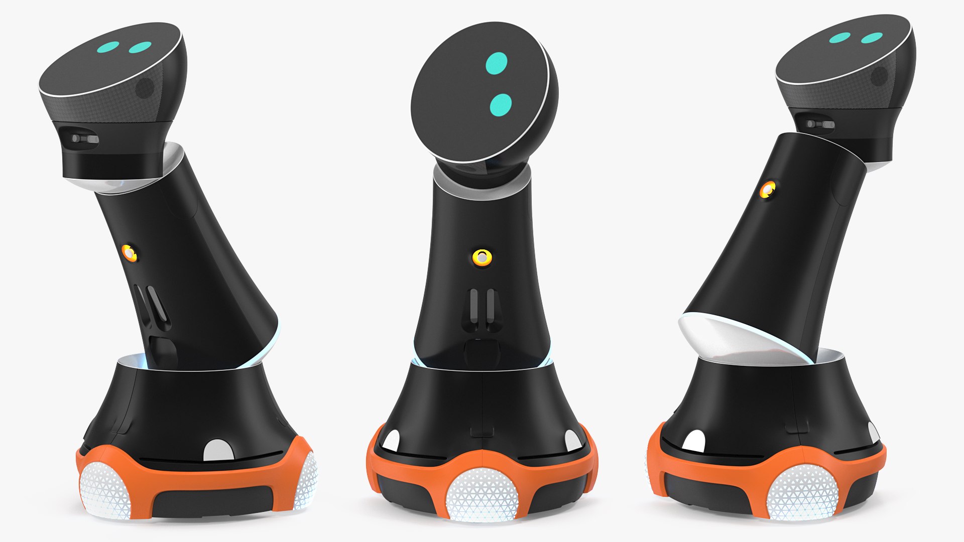 Service Robot Rigged 3D model preview