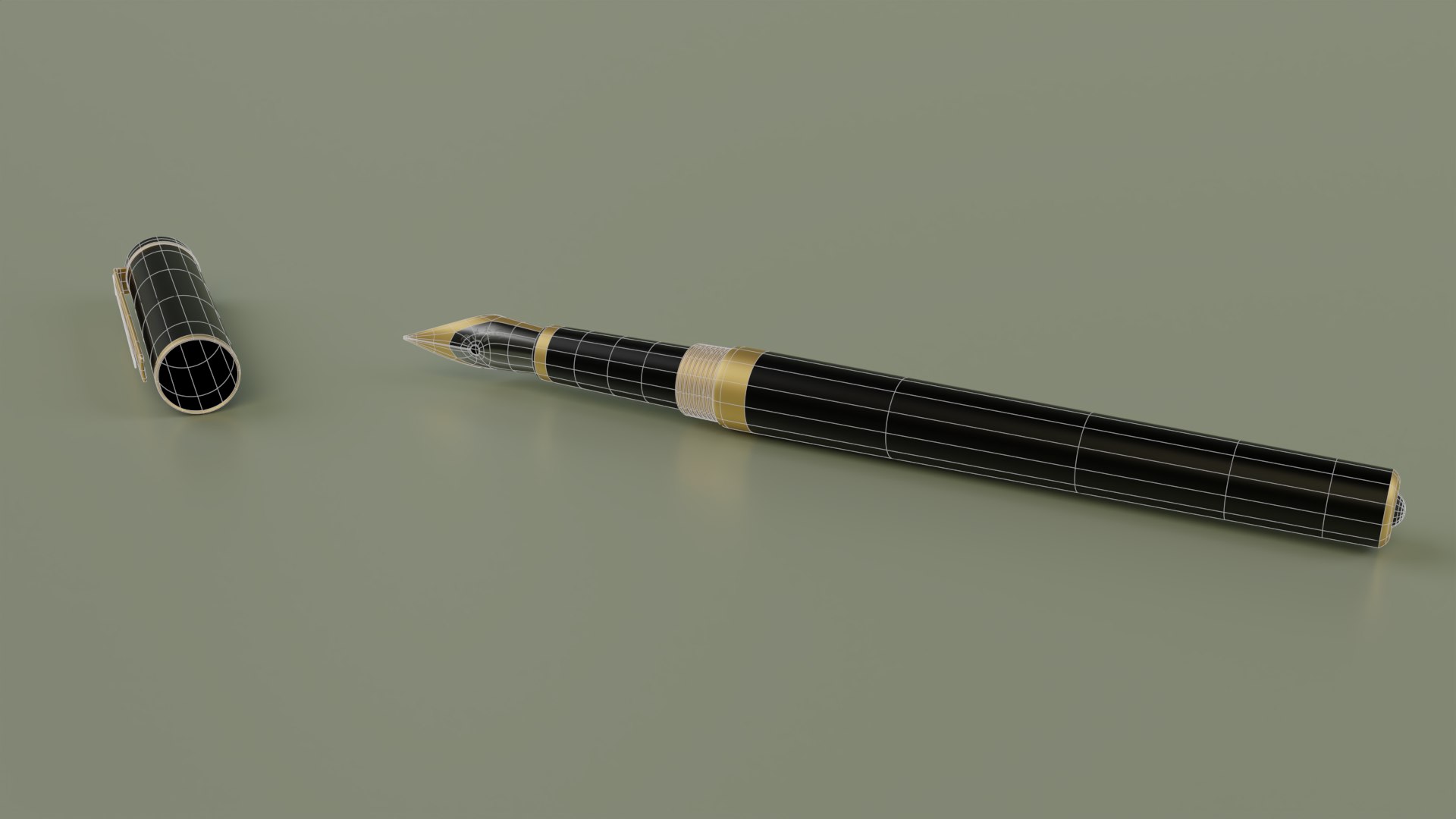 3D Fountain Pen - TurboSquid 2178452