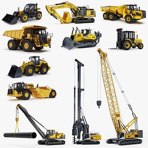 Heavy Construction Machinery Set v2
