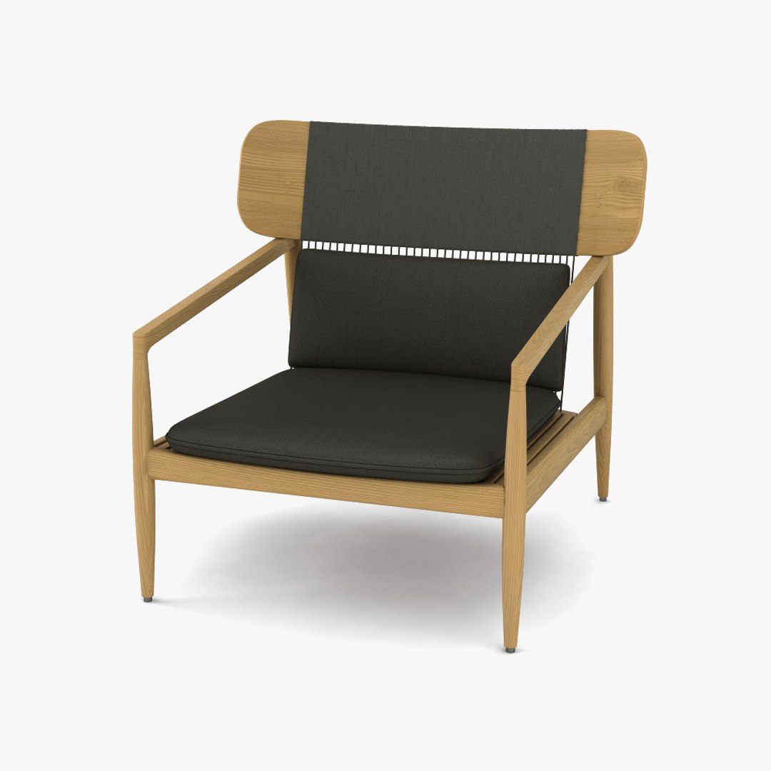 modelo 3d Gloster Archi Lounge chair TurboSquid 2070574